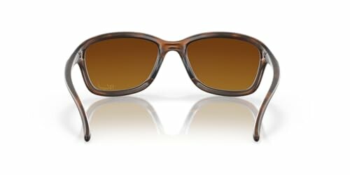 Brown sunglasses with tinted lenses, front view