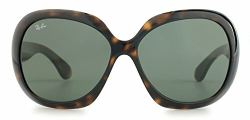 Oversized tortoise shell sunglasses with green lenses