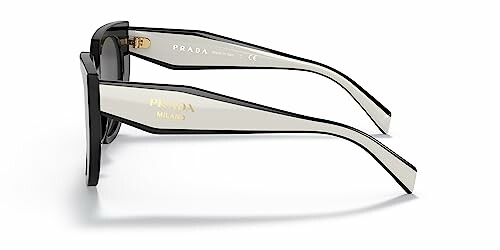 Side view of Prada sunglasses with sleek design.