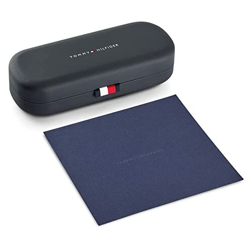 Tommy Hilfiger glasses case with cleaning cloth