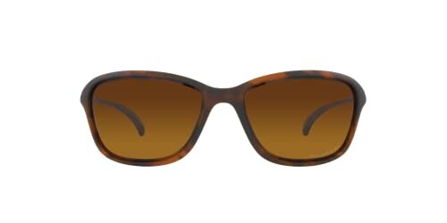 Tortoise shell sunglasses with brown lenses.